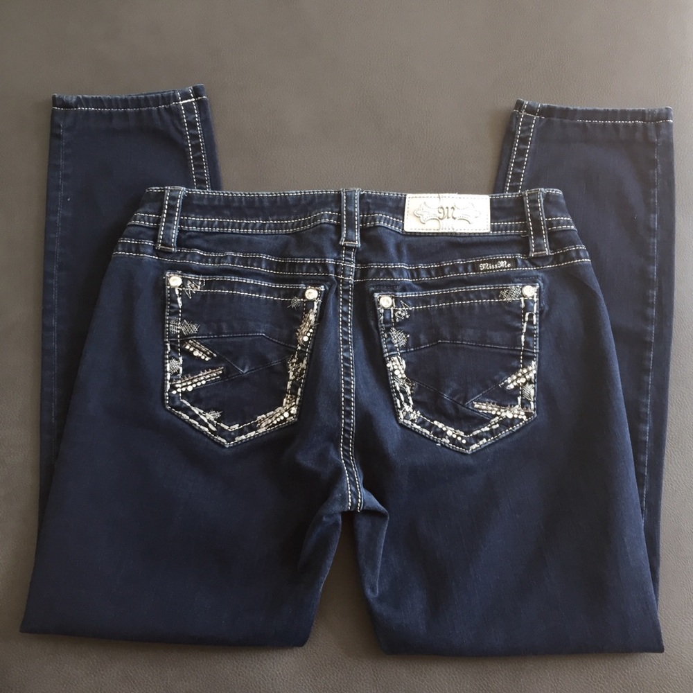 MissMe Mid-Rise Skinny Jeans